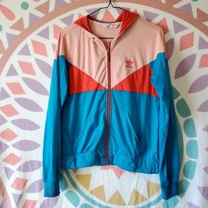 ADIDAS Originals Women's Red Blue Colorblock